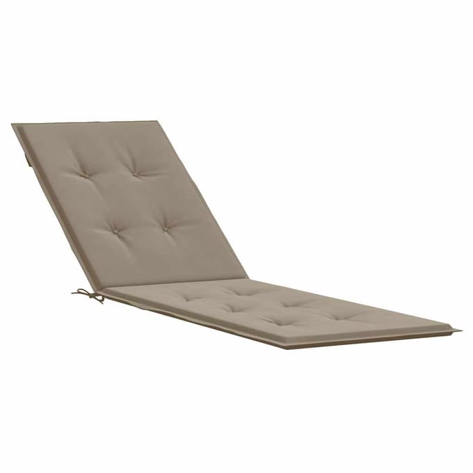 vidaXL - Terrasstoelkussen - (75+105)x50x4 - cm - taupe