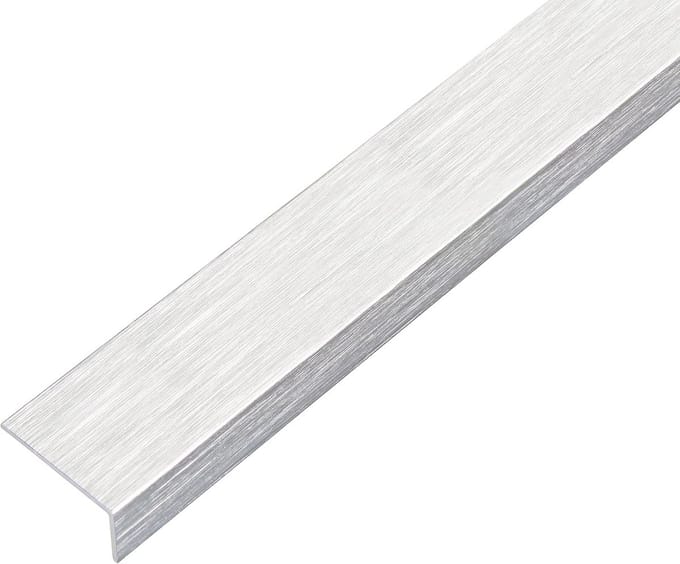 Zelfklevend Hoekprofiel Aluminium RVS-look 100 cm voor Decoratie en Afwerking