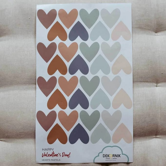 Stickers voor baby's Dekornik Simply Hearts 2