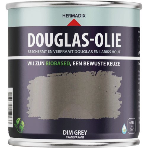 Hermadix Douglas Olie - Dim Grey - 0,75 liter