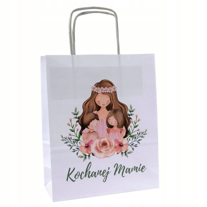 Papieren cadeaus voor mama - 18x8x22cm