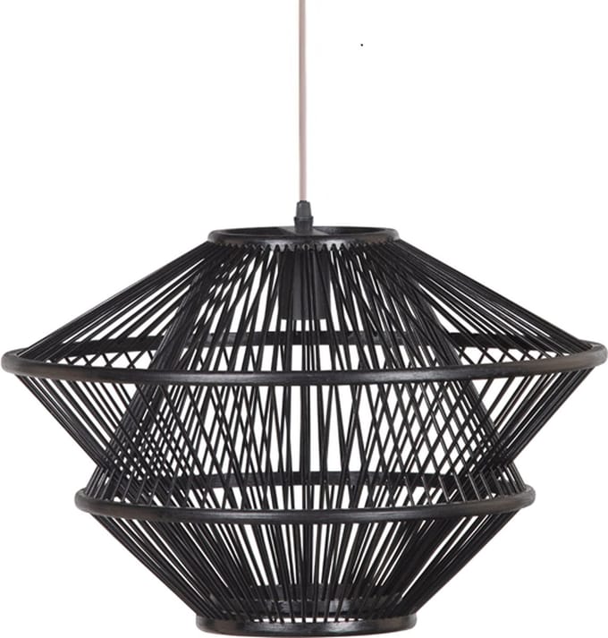 Fine Asianliving Bamboe Hanglamp Zwart D46xH31cm Ocean