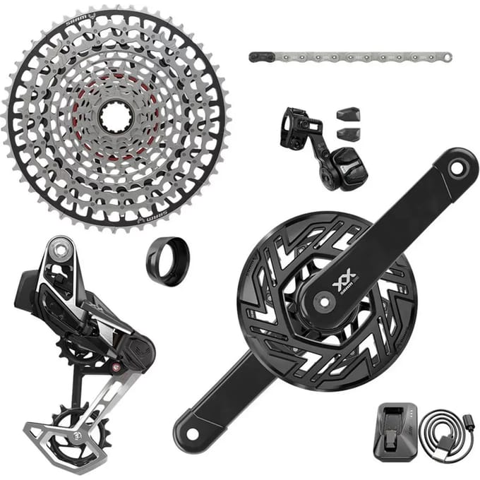 Compleet axs t-type clip-on fietspakket Sram XX Bosch ISIS 36DTS 165 10/52