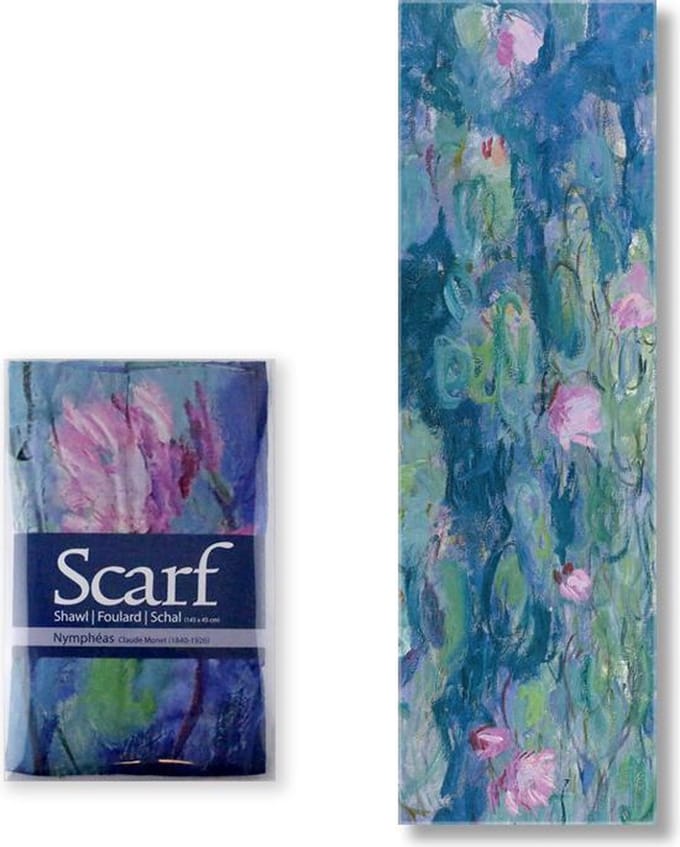 Sjaal, Waterlelies, Monet