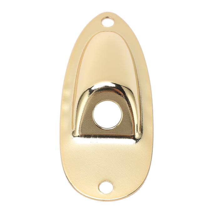 Elektrische gitaar jackplaat input output socket boot stijl instrument accessoire met schroef goud beige