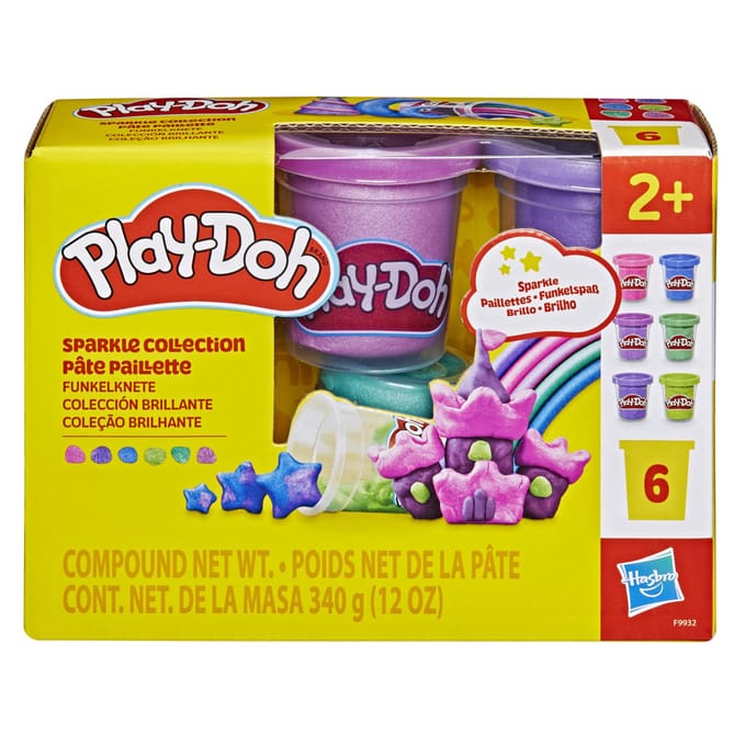 Play-Doh Sparkle Collection 6 Pack 340G