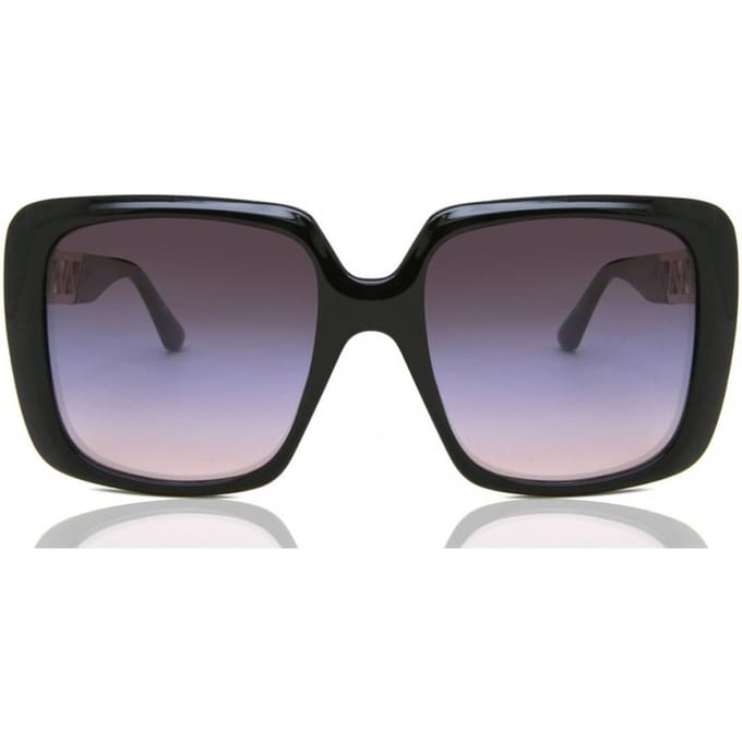 Lunettes de soleil Guess Gu7689 01t pour femme Shiny Black/55-18-145 gray