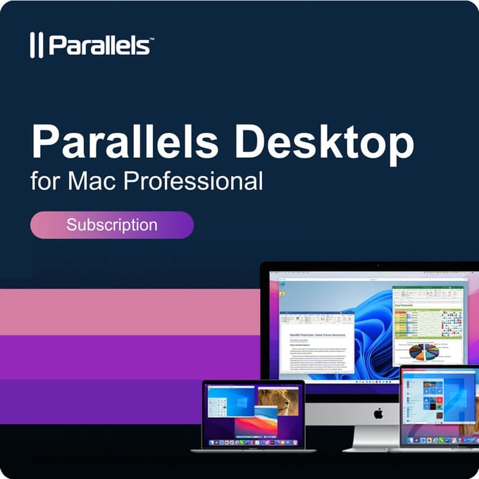Parallels Desktop for Mac Professional Subscription 1 Jaar