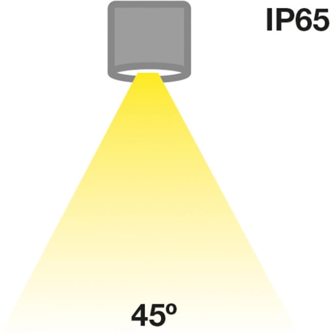 The Light Group SLC MiniOne Fixed LED downlight IP65 wit 927