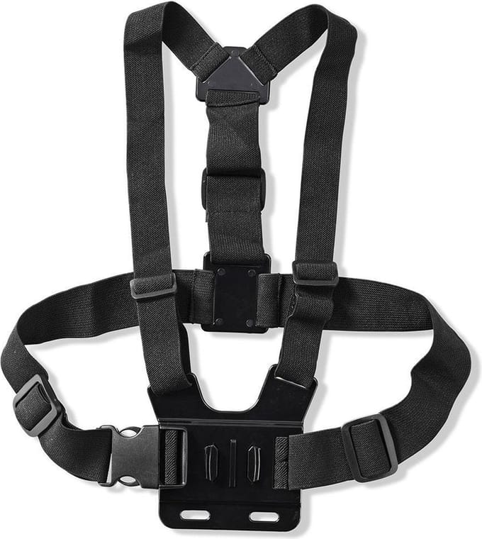 Nedis Action Cam Mount - Borstband - Zwart