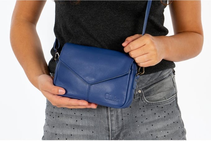 Chabo Bags Envelop Schoudertasje Rio Romy Plain Purple-Blue