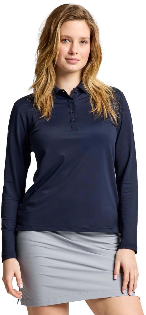 Slam Ws Tech Pique Polo Ls - Sportswear - Vrouwen