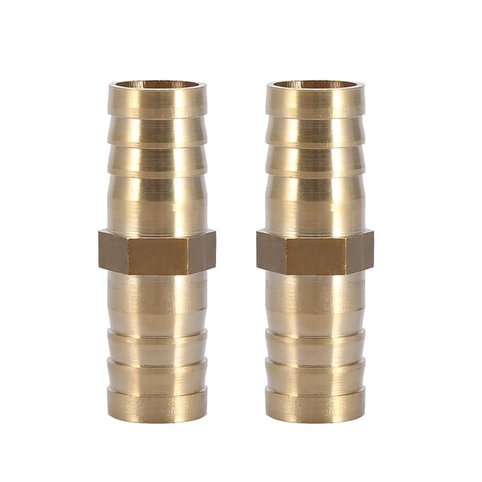 Messing Tapse Rechte 2-weg Pijpconnector Buisklem Fitting 681012141620mm
