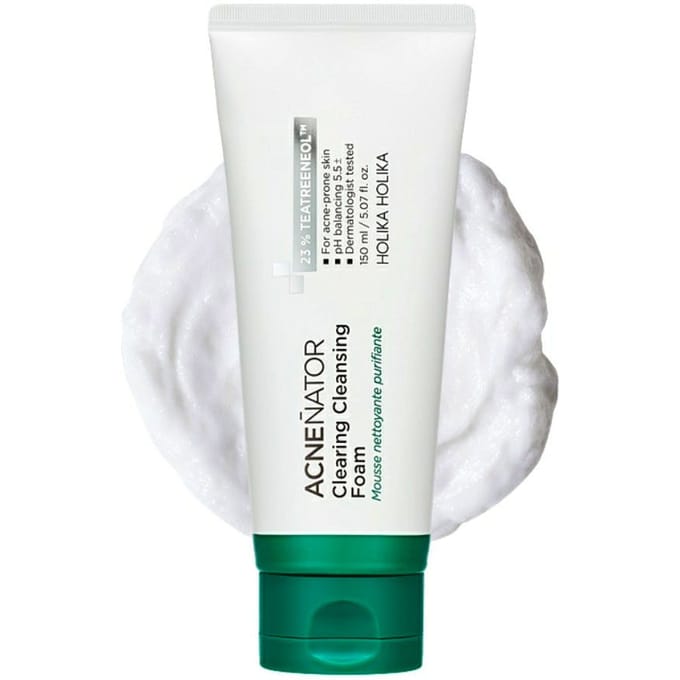 Holika Holika Acnenator Zuiverend Reinigingsschuim Acne & Onzuiverheden Controle 150ml white