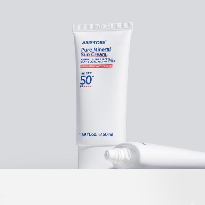 [ASIS-TOBE] Pure Minerale Zonnecrème SPF 50+ PA++++ 50ml white