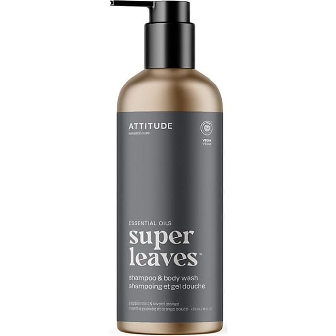 Attitude Essentials Shampoo & Douchegel Pepermunt & Zoete Sinaasappel