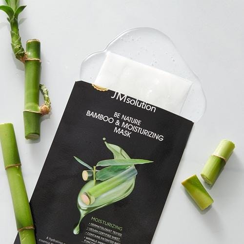 Be Nature Bamboe & Hydraterend Masker Set 24 ml x 10 st black
