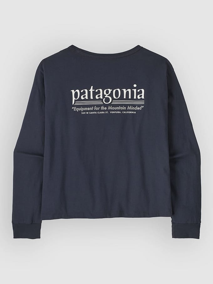 Patagonia L/S Hut Tripper Easy Cut T-Shirt blauw