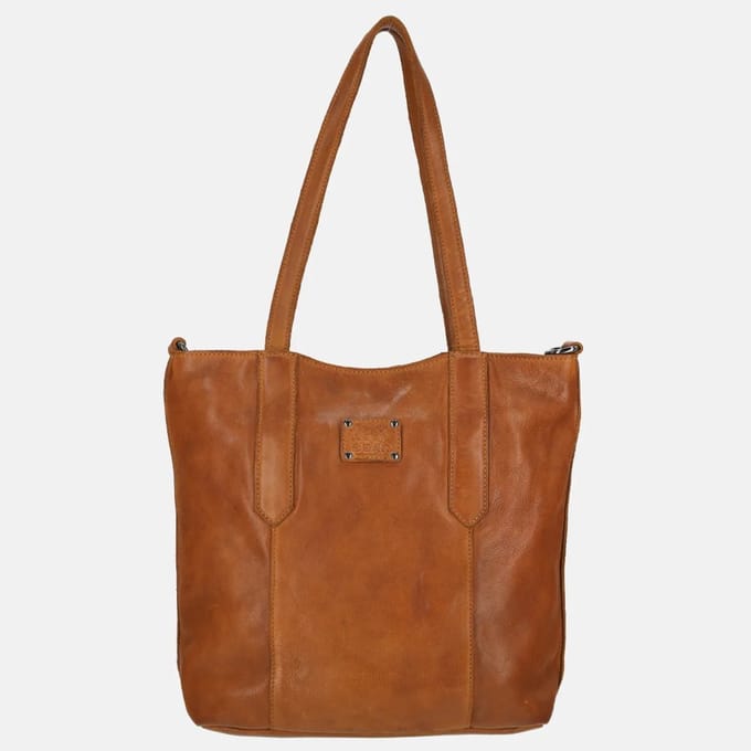 Bear Design Liz Leren Shopper - Cognac