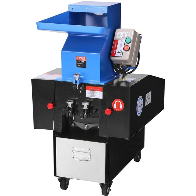 Broyeur Broyeur en Plastique 2.2KW Granulateur Machine de Recyclage 380V 3 Phases