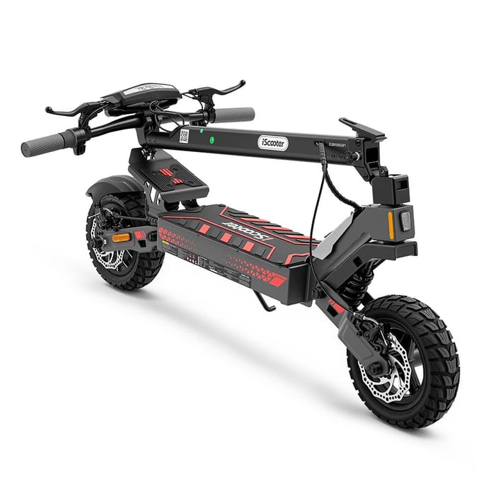 iScooter iF1 Elektrische Step, 48V 10Ah Batterij, met Richtingaanwijzer en APP-bediening grijs