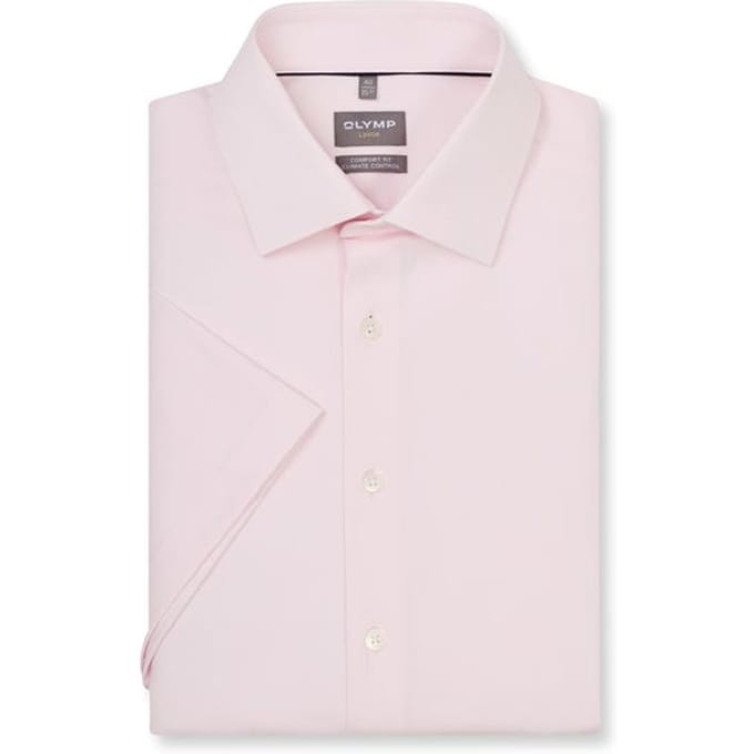 OLYMP Luxor 24/Seven Overhemd, Comfort Fit, New Kent, Roze