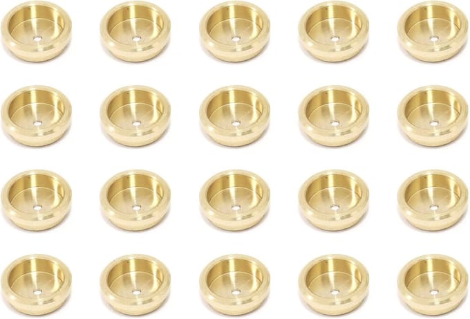 Batterij Adapters - Adapter Set - Film Camera Gebruik - 20 Stuks - Goudkleurig