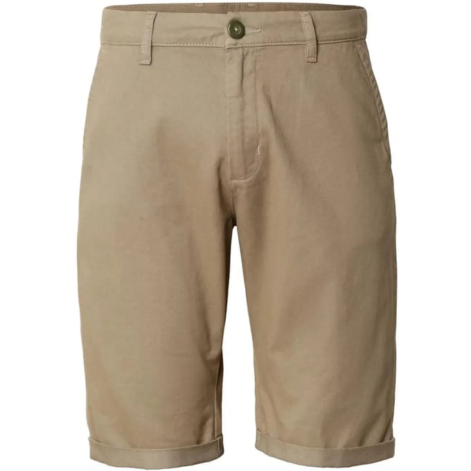 Urban Classics - Basic Chino Korte broek - Taille, 42 inch - Olijfgroen