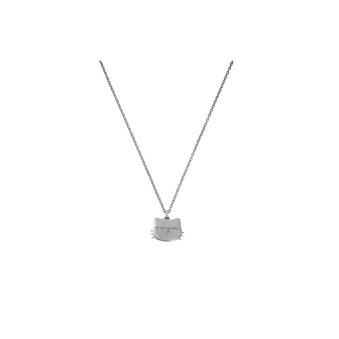 Swarovski Hello Kitty Creatief Ontwerp Kristallen Ketting Damesketting Zilver 5013195 Box white