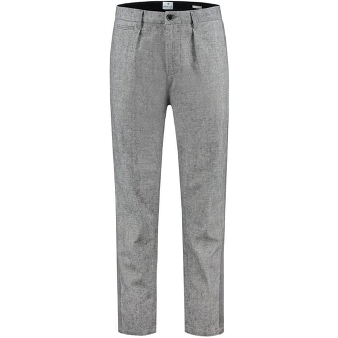 Dstrezzed Chino Wide Pleated Melange Dobby Grijs   33
