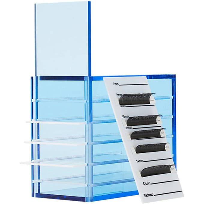 1 stuks Wimperverlenging Opbergdoos 5 Lagen Acryl Pallet Wimper Organizer Houder Displaystandaard Make-up Tools Benodigdheden