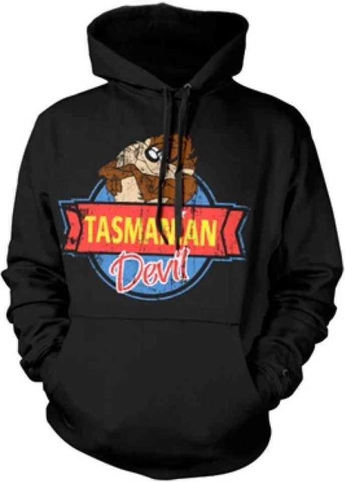 Looney Tunes Hoodie/trui -S- Tasmanian Devil Zwart