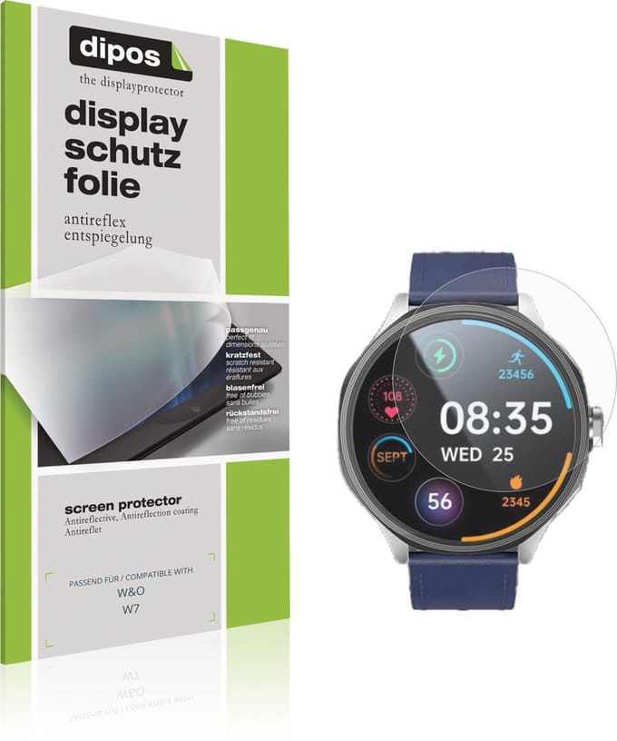 dipos – 6x Matte Beschermfolie geschikt voor W&O W7 | Krasbestendige & antireflecterende Screenprotector Ultra-Thin