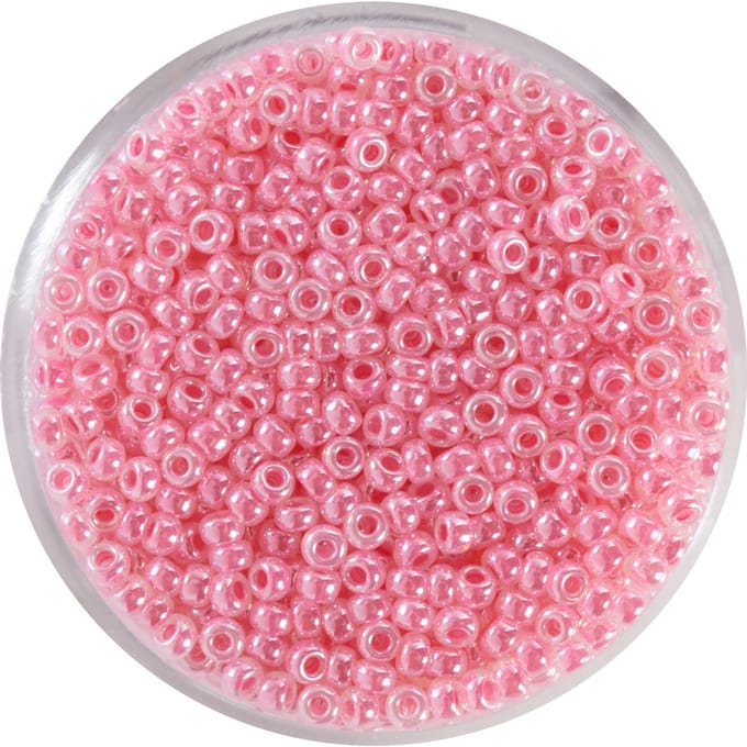 9660-254 Jap. Miyukirocailles - 2,2mm - pearl pink - 12 gram