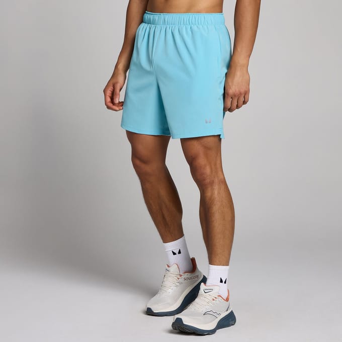 MP Tempo short met binnenbeenlengte van 17,8 cm voor heren - Cyaan - XL