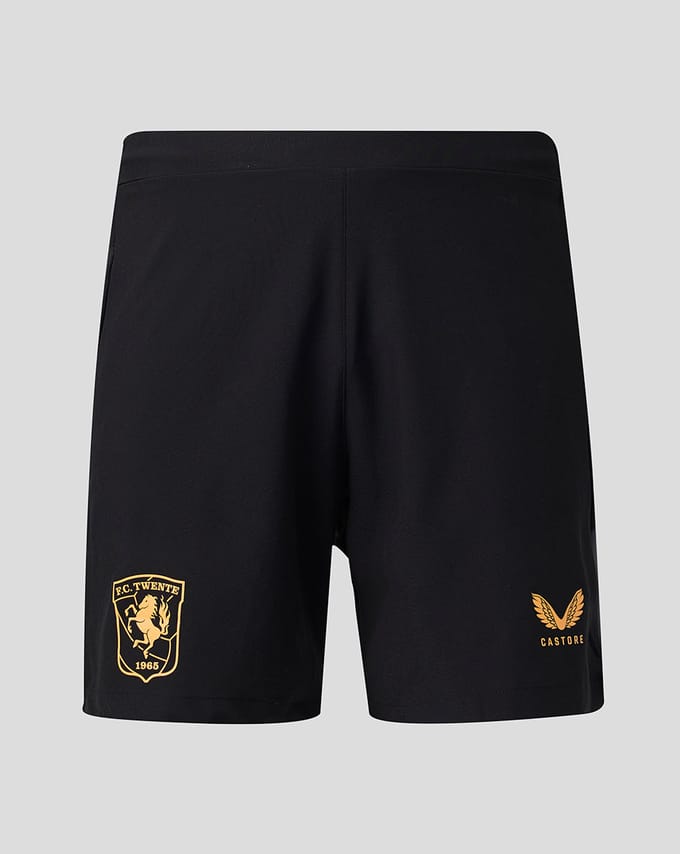 Fc Twente Training Short Zonder Zakken 26/27 - Heren - Zwart