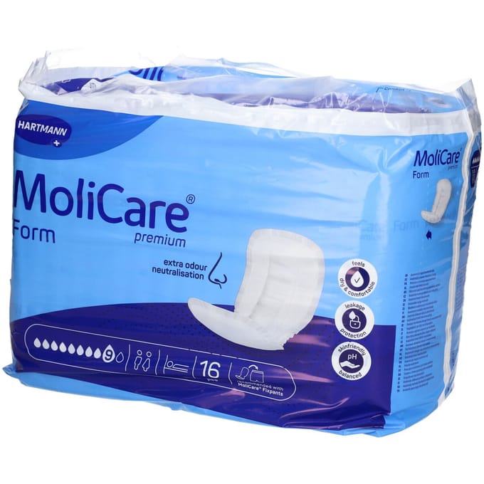 Hartmann Molicare Premium Form 9 druppels - 1 pak van 16 stuks