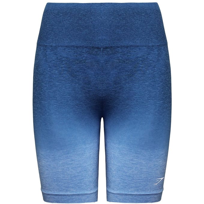Gymshark Adapt Ombre Seamless Shorts Dames Blauw