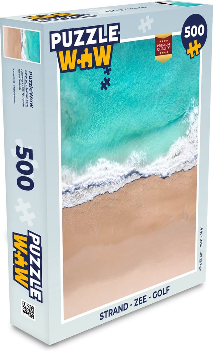 Puzzel Strand - Zee - Golf - Legpuzzel - Puzzel 500 stukjes