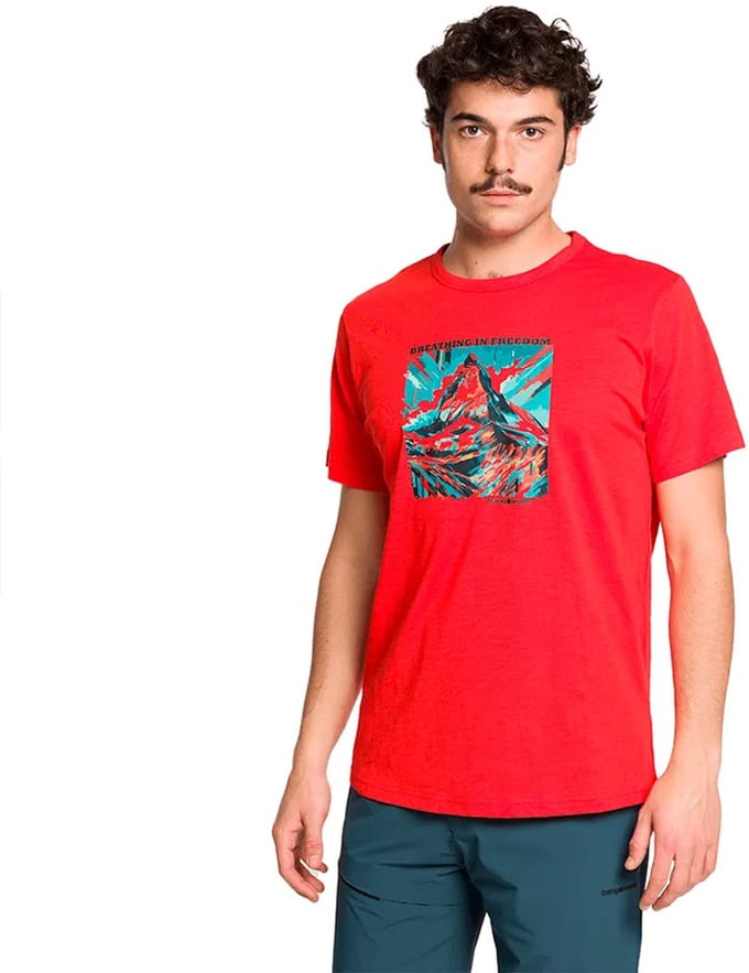 Trangoworld Warnick T-shirt Met Korte Mouwen Rood M Man