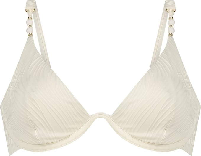 Hunkemöller Dames Badmode Bikinitop Cozumel - Wit - maat F70
