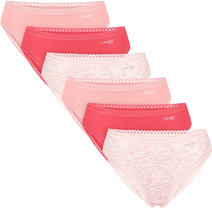 sloggi Dames slip / onderbroek 6 pack GO Crush