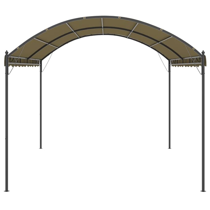 vidaXL - Prieel - 180 - g/m² - 4x3x2,6 - m - taupe