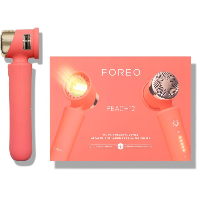 FOREO PEACH™ 2 – IPL-apparaat voor permanente ontharing met Skin Cooling System, Peach