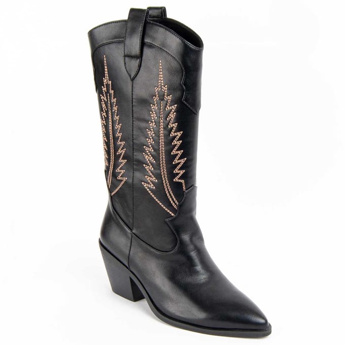 Bota De Tacón Para Mujer.  Montevita  Tejan2  100942 37