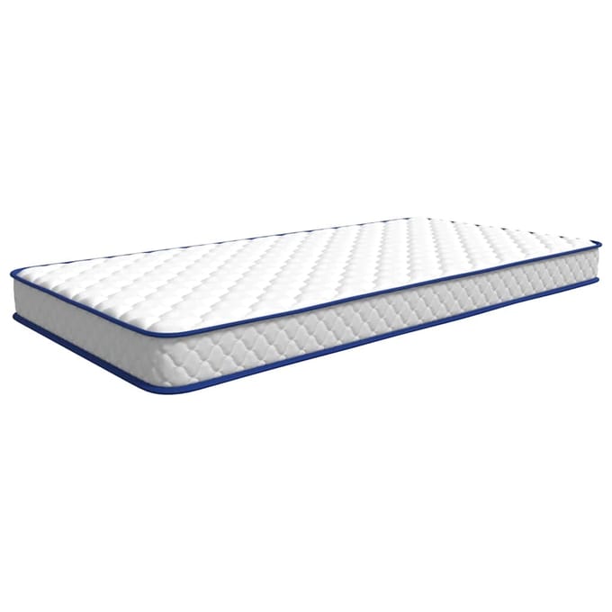 vidaXL - Traagschuimmatras - 90x190x17 - cm - Zacht - wit