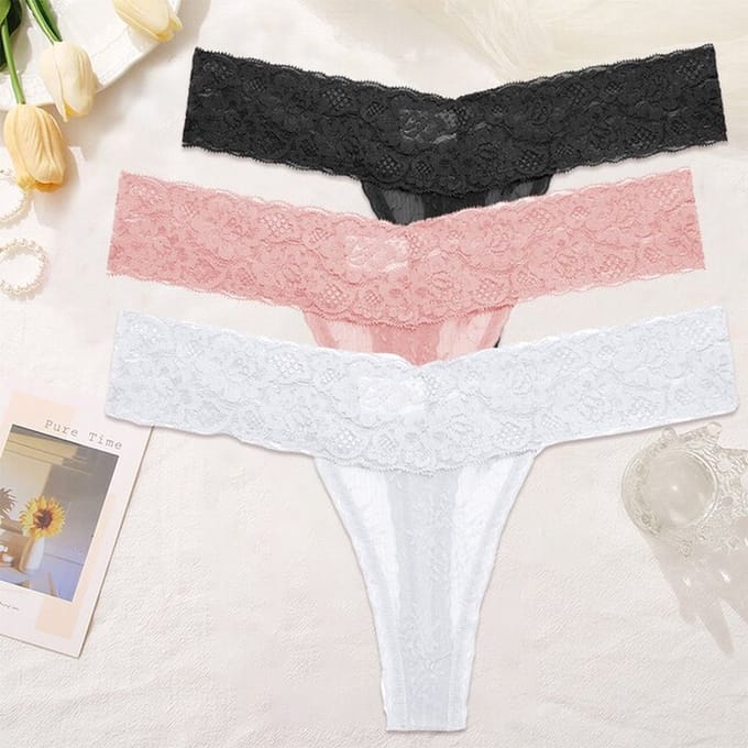 String-Wit-Sexy-Kant-Opwindend-Slip-Dames-Goedkoop-Lingerie-Vrouwen