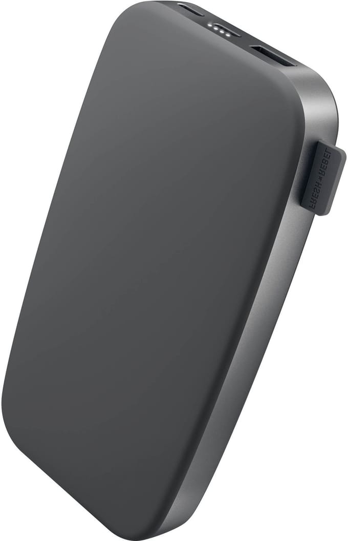 Fresh ‘n Rebel Powerbank 18000 mAh - Snellader (20W PD) - Powerbank iPhone en Samsung - 2x USB-C en USB-A - Storm Grey