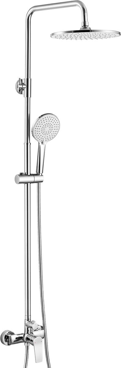 Auralum Max Doucheset - 10 Inch Regenkop - 3-Functie Handdouche - Massief Messing - Verstelbare Stang