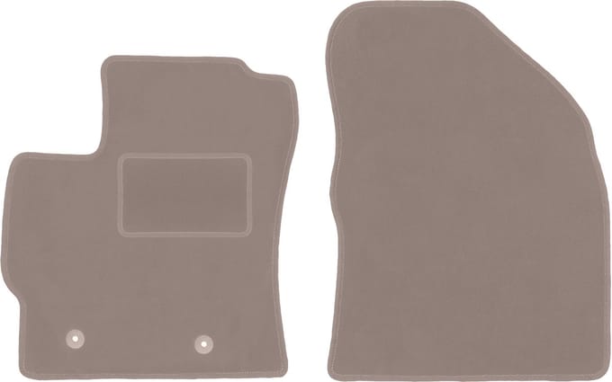 Beige voormatten voor: Toyota Auris I hatchback (2006-2013)